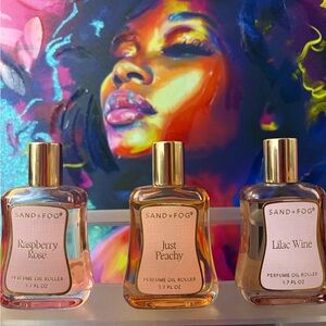 Perfume Oil Roller Set - Raspberry Rose, Just Peachy, Lilac Wine
